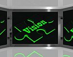 Vision On Screen Showing Predictions