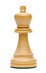 Wooden King Chess Piece Stock Photo
