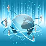 World Wide Networking Stock Photo