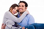 Young Cheerful Couples Stock Photo
