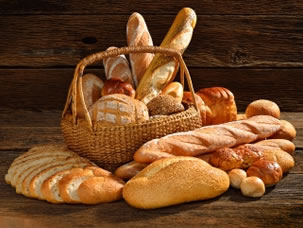 Breads, cakes and cookies