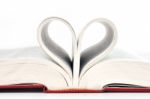 Heart Of Book Stock Photo