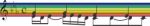 Rainbow Stave Stock Photo