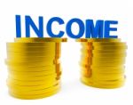 Income Money Represents Finances Wealthy And Revenue Stock Photo