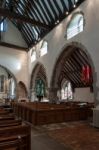 Wisborough, Sussex/uk - October 15 : Interior View Of St Peter A Stock Photo