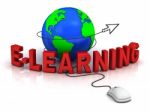 E Learning Concept Stock Photo