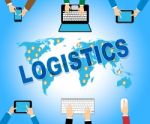 Business Logistics Represents Web Site Strategy And Analysis Stock Photo