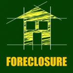 Foreclosure House Indicates Repayments Stopped And Apartment Stock Photo