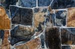 Dark Tone Granite Wall Stock Photo