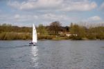 Sailing On  Bewl Water Near Lamberhurst Stock Photo