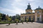Wilanow Palace In Warsaw Poland Stock Photo