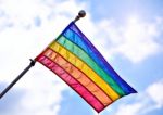 Gay Pride Flag Stock Photo