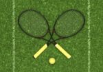 Tournament Tennis - Wimbledon Stock Photo