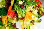 Fresh Mixed Salad Stock Photo