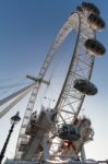 View Of The London Eye Stock Photo