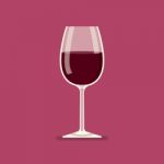 Wine Glass  Illustration Stock Photo