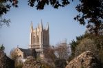 A View Of Bury St.edmunds Cathedral Stock Photo