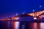 Seongsan Bridge In Korea Stock Photo