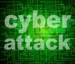 Cyber Attack Indicates World Wide Web And Crime Stock Photo
