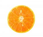 Tangerine Isolated On The White Background Stock Photo