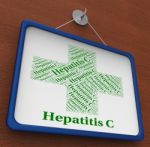 Hepatitis C Indicates Poor Health And Ailment Stock Photo