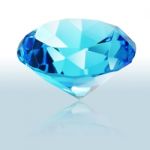 Blue Diamond Stock Photo