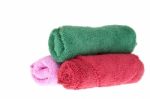 Colorful Towels Stock Photo