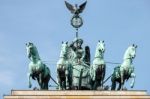 The Brandenburg Gate Monument In Berlin Stock Photo