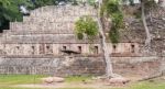 The Mayan Ruins In Copan Ruinas, Honduras Stock Photo