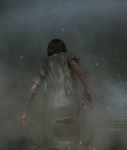 3d Illustration Of Ghost Woman In The Lake,scary Background Stock Photo