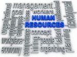 Human Resources Concept In Tag Cloud On White Background Stock Photo