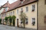 Old Houses In Rothenburg Stock Photo