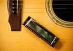 Harmonica And Acoustic Guitar Stock Photo