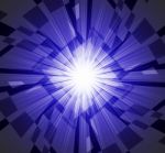 Brightness Background Means Star Ablaze And Rectangles
 Stock Photo