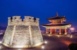 Hwaseong Fortress In Suwon,korea Stock Photo