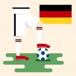Germany National Soccer Kits Stock Photo