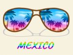 Mexico Vacation Means Time Off And Cancun Stock Photo