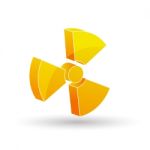 Nuclear Icon Stock Photo