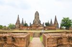 Wat Chaiwatthanaram Temple. Ayutthaya Historical Park, Thailand Stock Photo