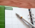 Office Calendar Planner Stock Photo