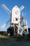 Clayton, East Sussex/uk - January 3 : Jill Windmill On A Winter' Stock Photo
