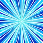Abstract Star Burst Ray Background Blue Stock Photo