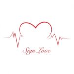Line Of Heart  Illustration  Stock Photo
