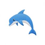 Dolphin Cartoon Is Fish In Underwater To Sea Stock Photo