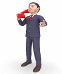 Talking Phone Indicates Call Us And Calling 3d Rendering Stock Photo