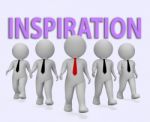 Inspiration Businessmen Indicates Positive Motivate 3d Rendering Stock Photo