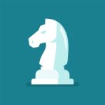 Knight Chess Figure Icon Stock Photo