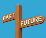 Past Or Future Directions Stock Photo