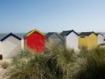 Beach Huts Stock Photo