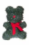 Christmas Teddy Bear Stock Photo